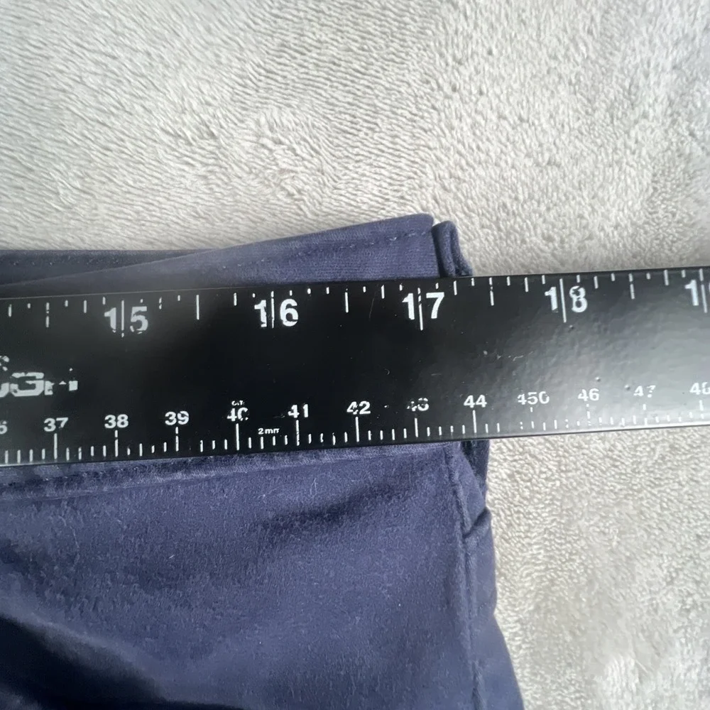 VINTAGE Y2K TRUE RELIGION BASIC NAVY STRAIGHT LEG BAGGY STYLE PANTS‎ Size 33x30